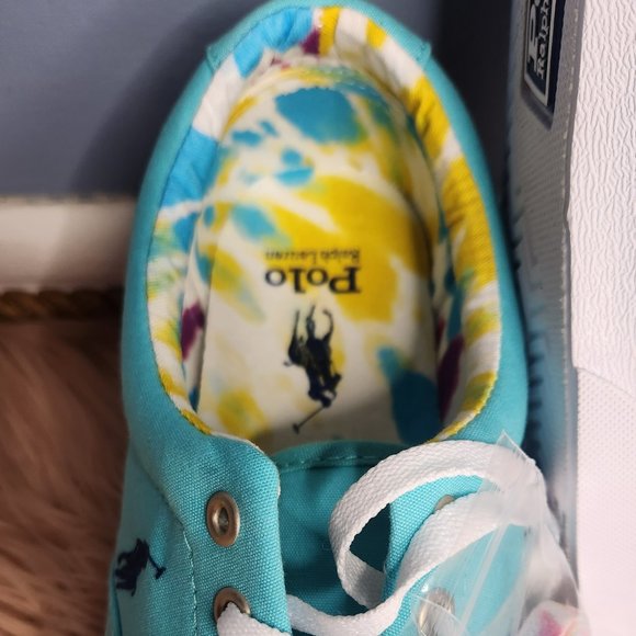 NWOB RALPH LAUREN POLO KEATON CANVAS SNEAKER -VARIETY SIZES - Picture 6 of 9